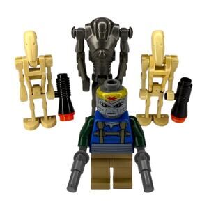 Lego Star Wars Bundle Battle Droids, Battle Droid, Turk Falso Minifigures